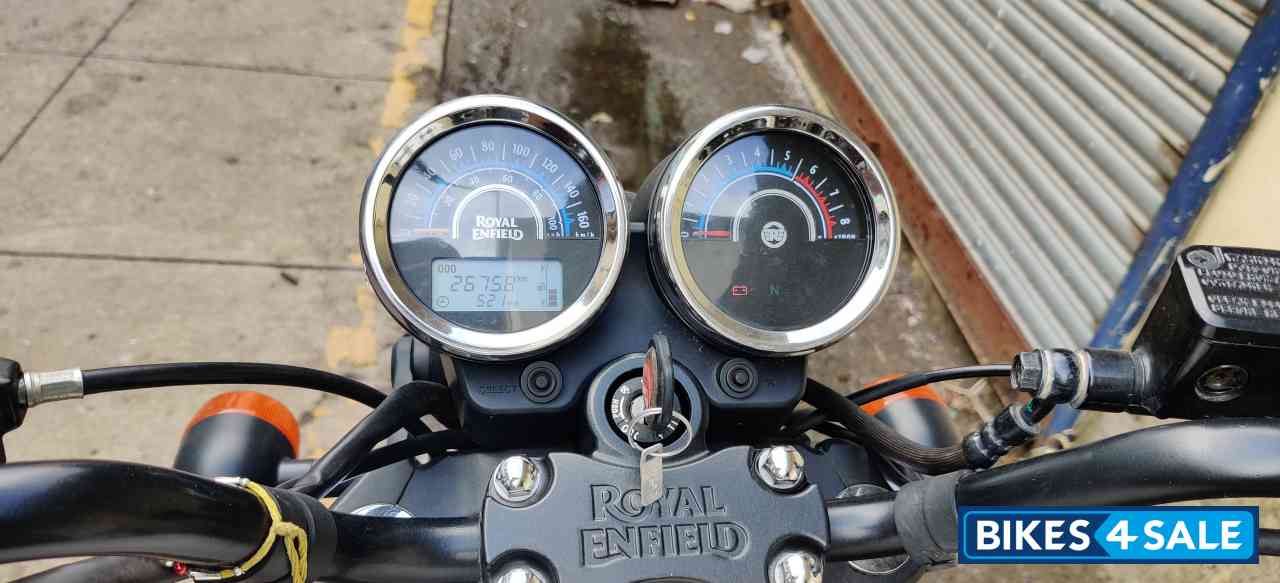 Whimsical White Royal Enfield Thunderbird X 350