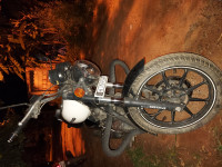 Whimsical White Royal Enfield Thunderbird X 350