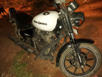 Whimsical White Royal Enfield Thunderbird X 350