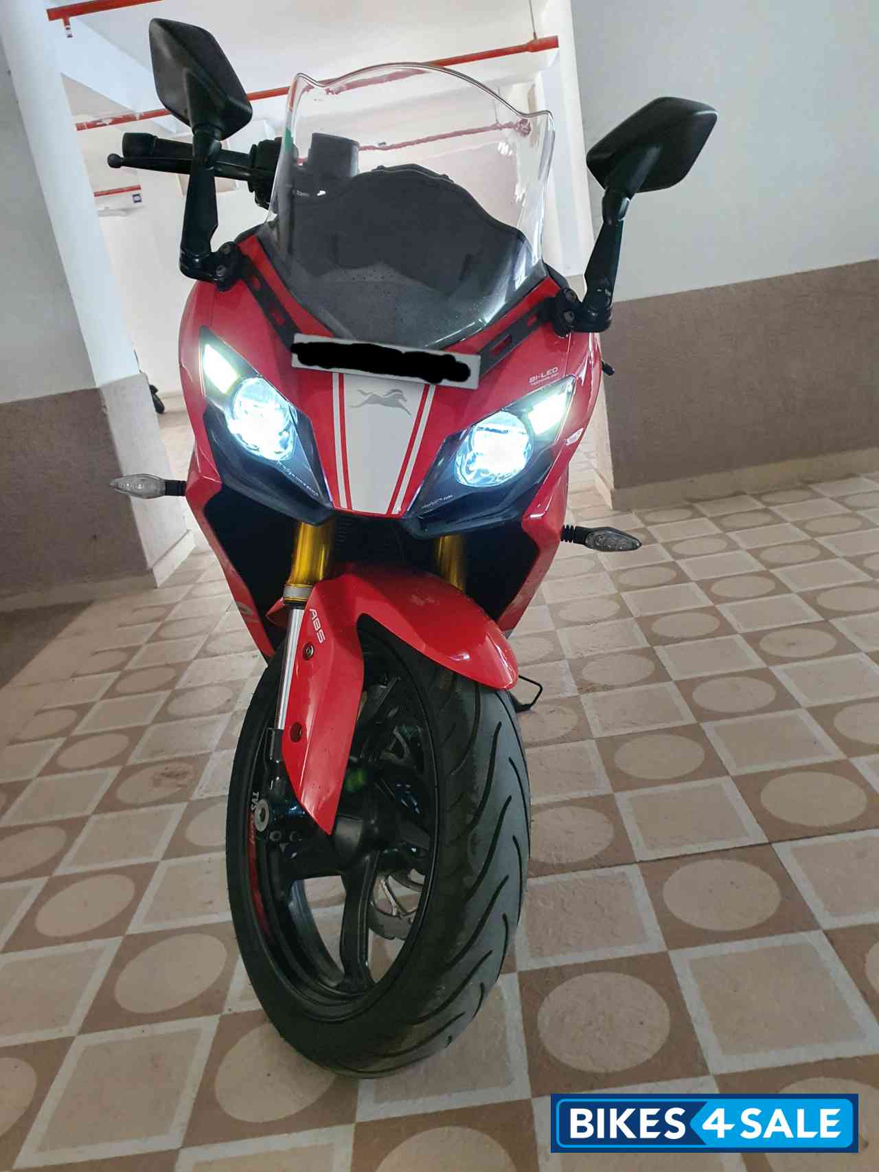 Red TVS Apache RR 310