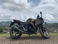 Black Metal Grey Honda CBR 250R ABS