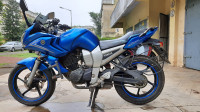 Blue Yamaha Fazer