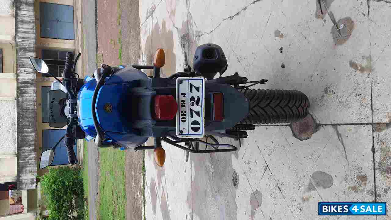 Blue Yamaha Fazer