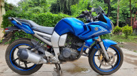 Blue Yamaha Fazer
