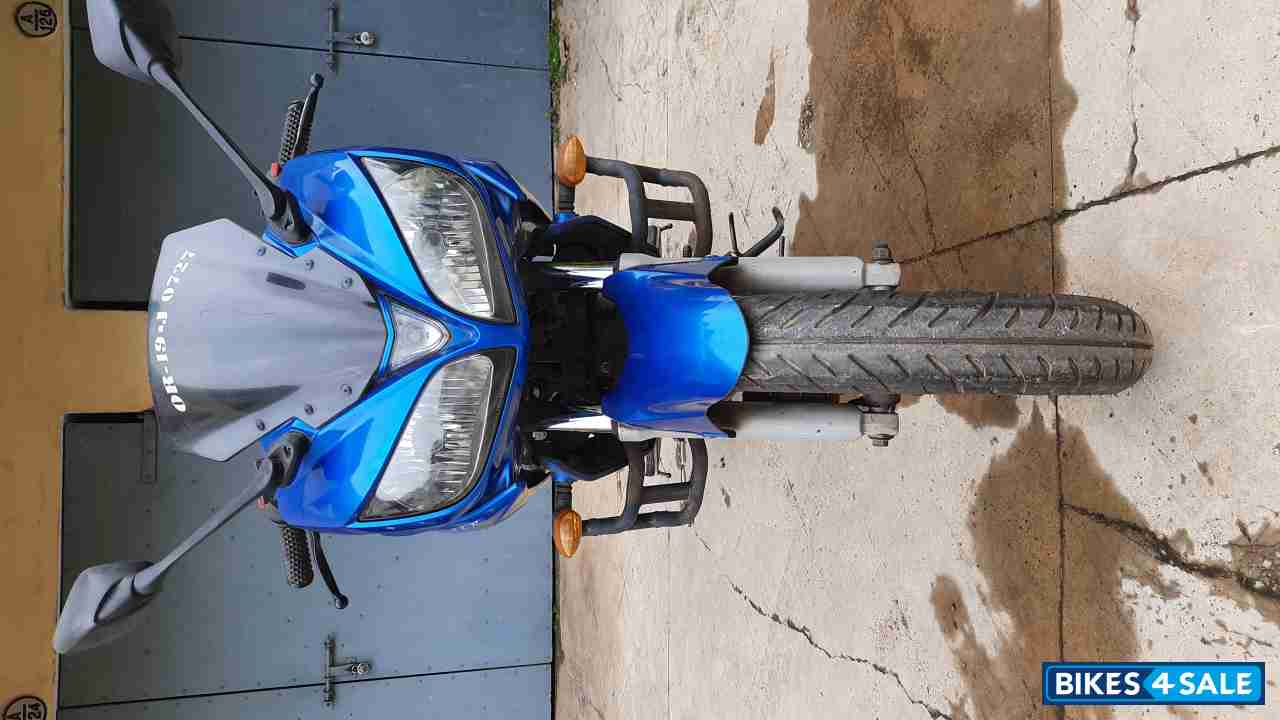 Blue Yamaha Fazer