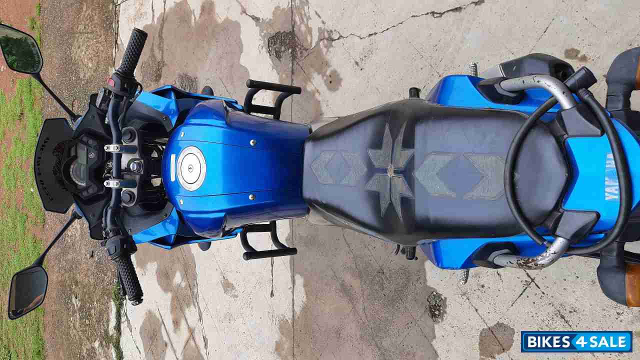 Blue Yamaha Fazer