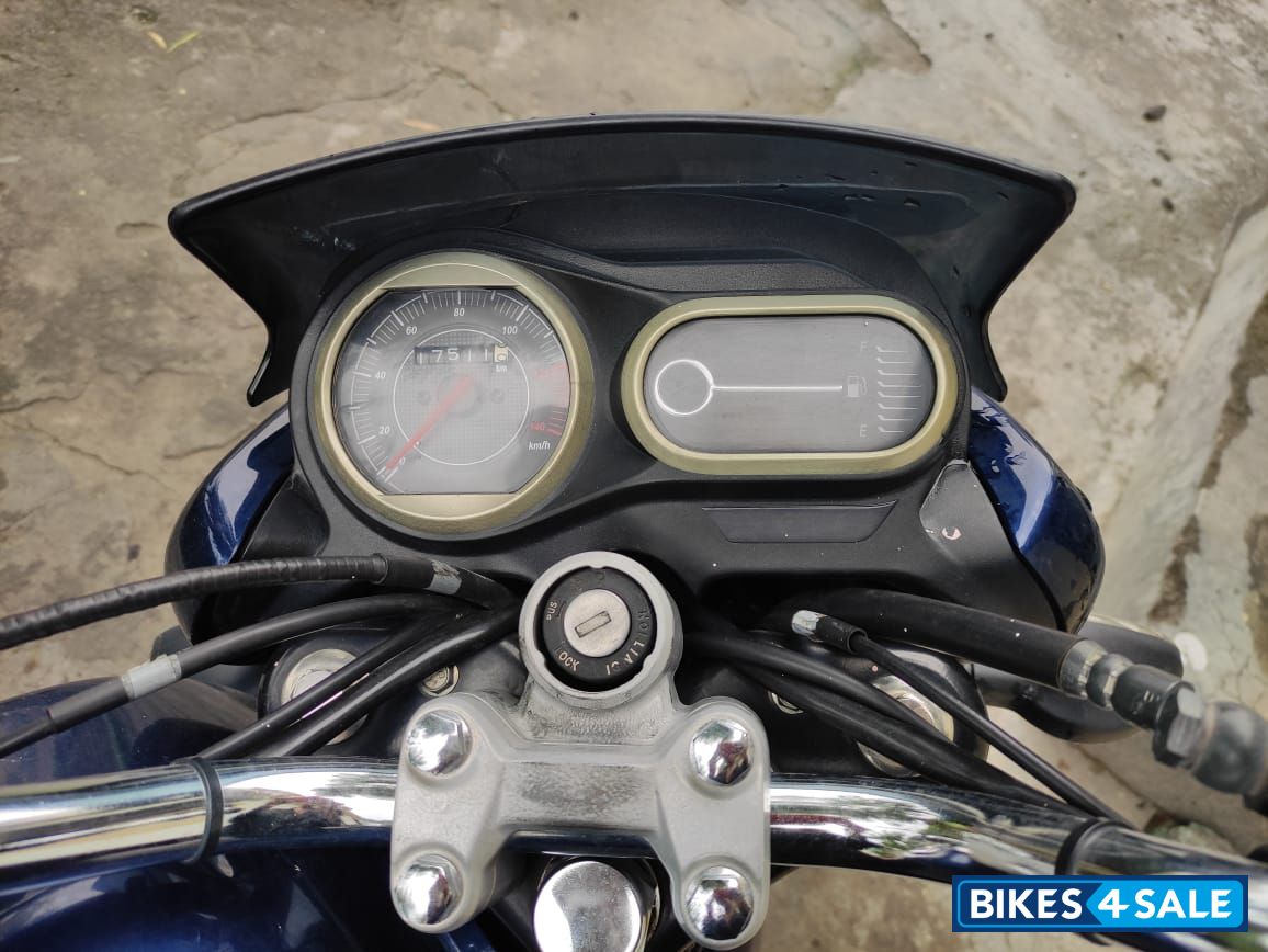 White And Blue Bajaj V15