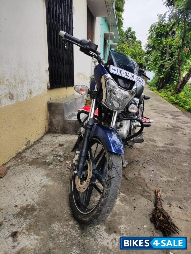 White And Blue Bajaj V15
