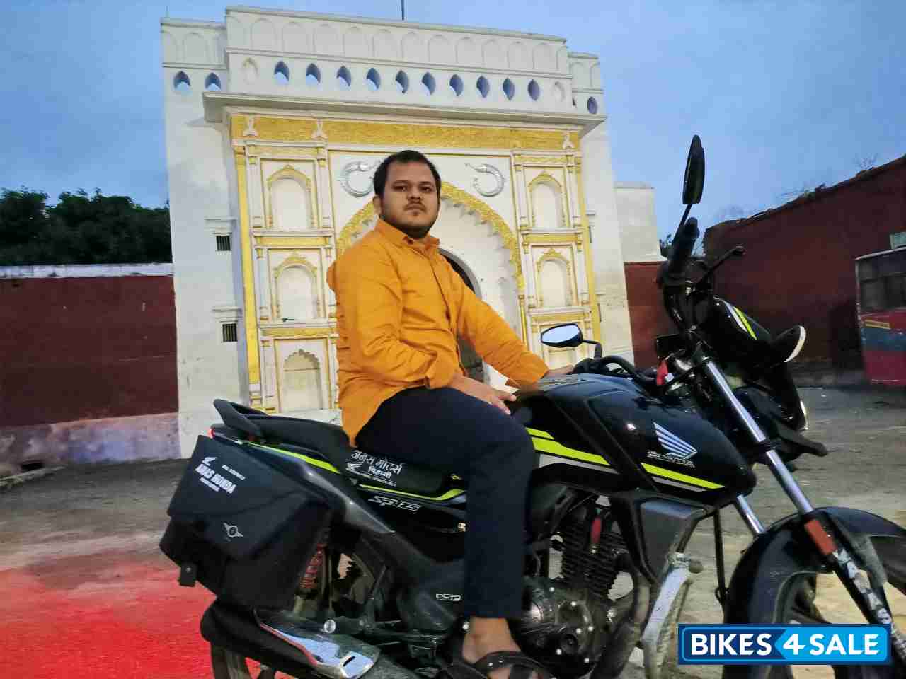 Black Honda SP 125 BSVI