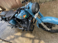 Airborn Blue Royal Enfield Classic Signals Airborne Blue