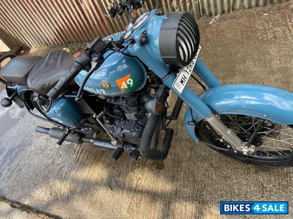 Airborn Blue Royal Enfield Classic Signals Airborne Blue