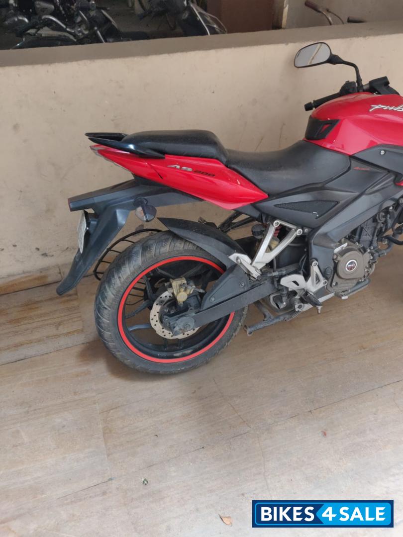 Red Bajaj Pulsar AS 200