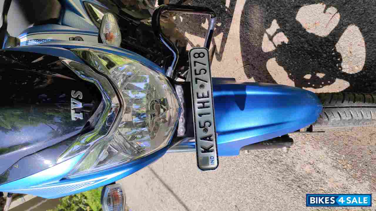 Blue TVS Victor Premium Edition