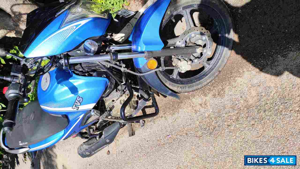 Blue TVS Victor Premium Edition
