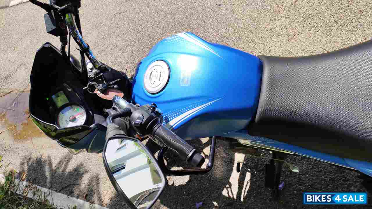 Blue TVS Victor Premium Edition