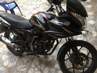 Black Red Bajaj Discover 150 F