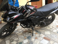 Black Red Bajaj Discover 150 F