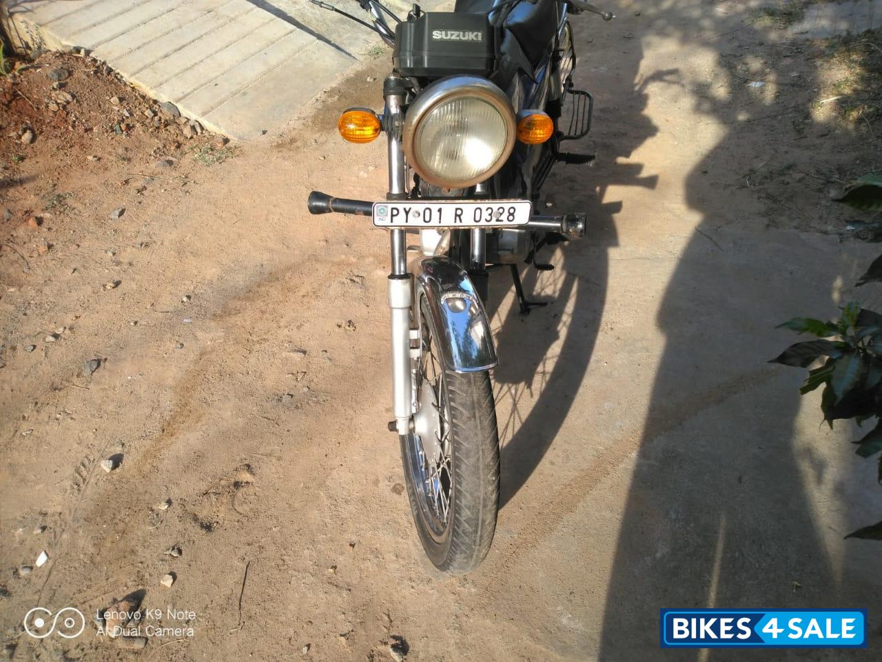 Blue Suzuki MAX 100R