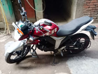 Red And Gray Suzuki Gixxer ABS