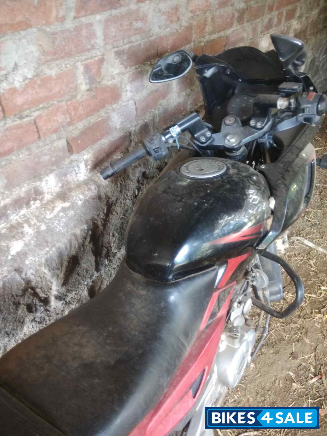 Red Black Bajaj Pulsar 220F