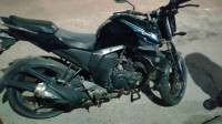 Blue-black Yamaha FZ-S FI V2