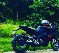 Devil Black Bajaj Pulsar RS 200
