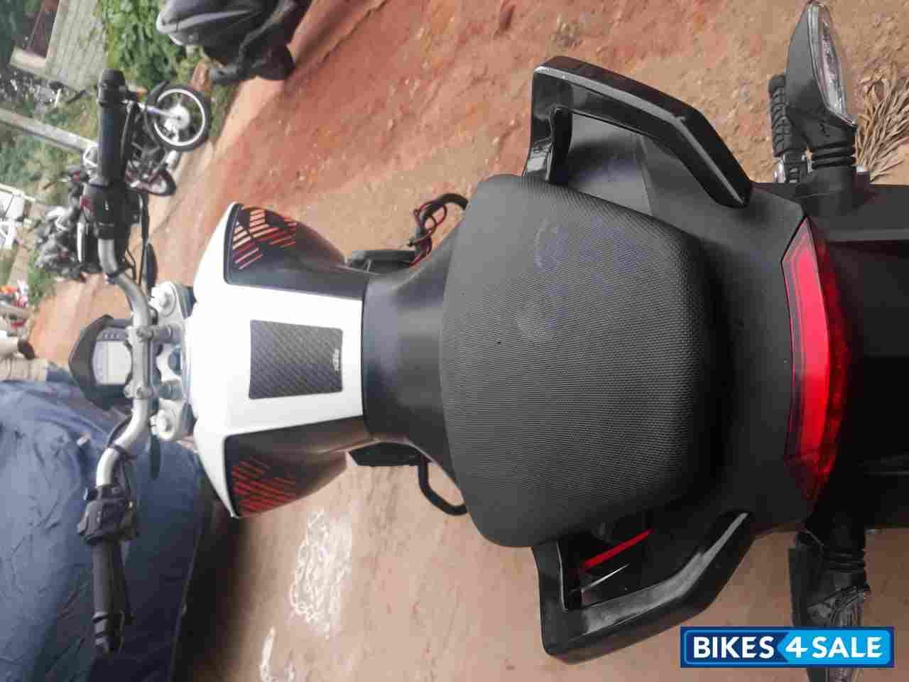 White And Orange KTM Duke 390