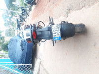 White And Orange KTM Duke 390