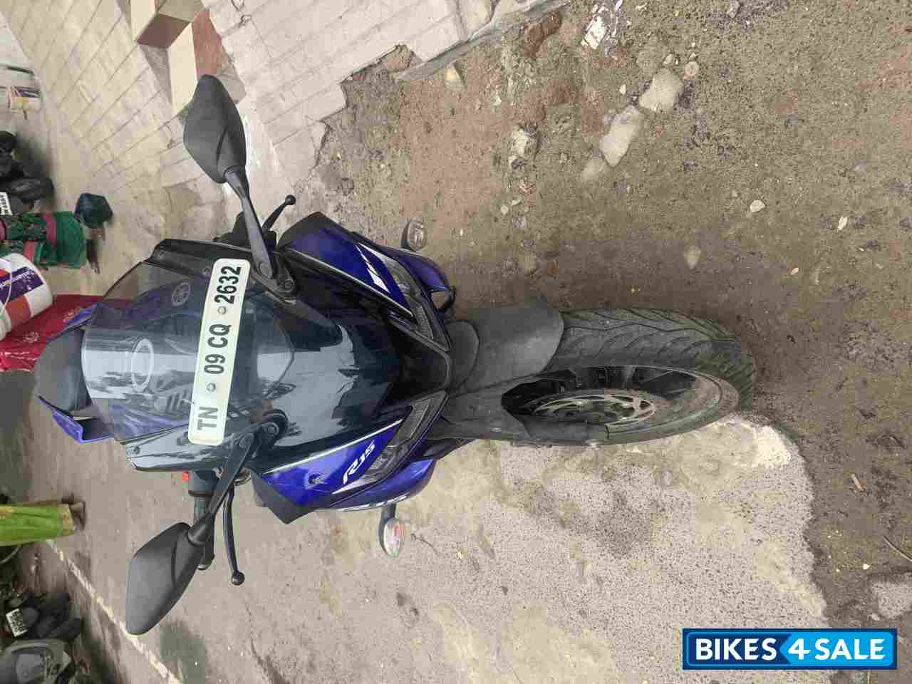 Blue Yamaha YZF R15 V3