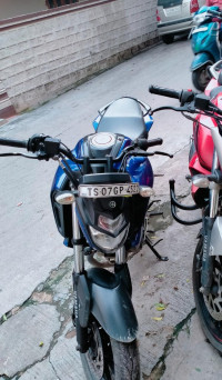 Blue Yamaha FZ-S FI V3