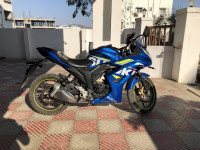 Blue Suzuki Gixxer SF Moto GP