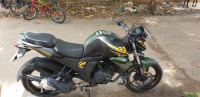 Matt Black And Green Yamaha FZ-S FI V2