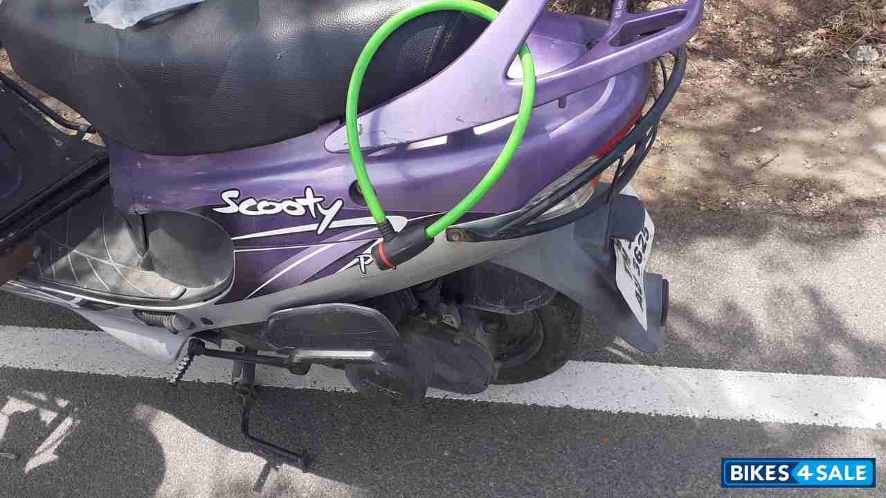 Purple TVS Scooty Pep Plus