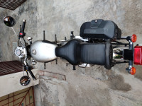 Silver Royal Enfield  Bullet electra 350