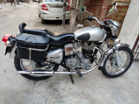 Silver Royal Enfield  Bullet electra 350