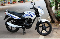 White Blue TVS Sport