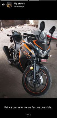 Metal Gray And Orage Honda CBR 250R