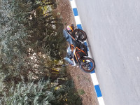 Metal Gray And Orage Honda CBR 250R