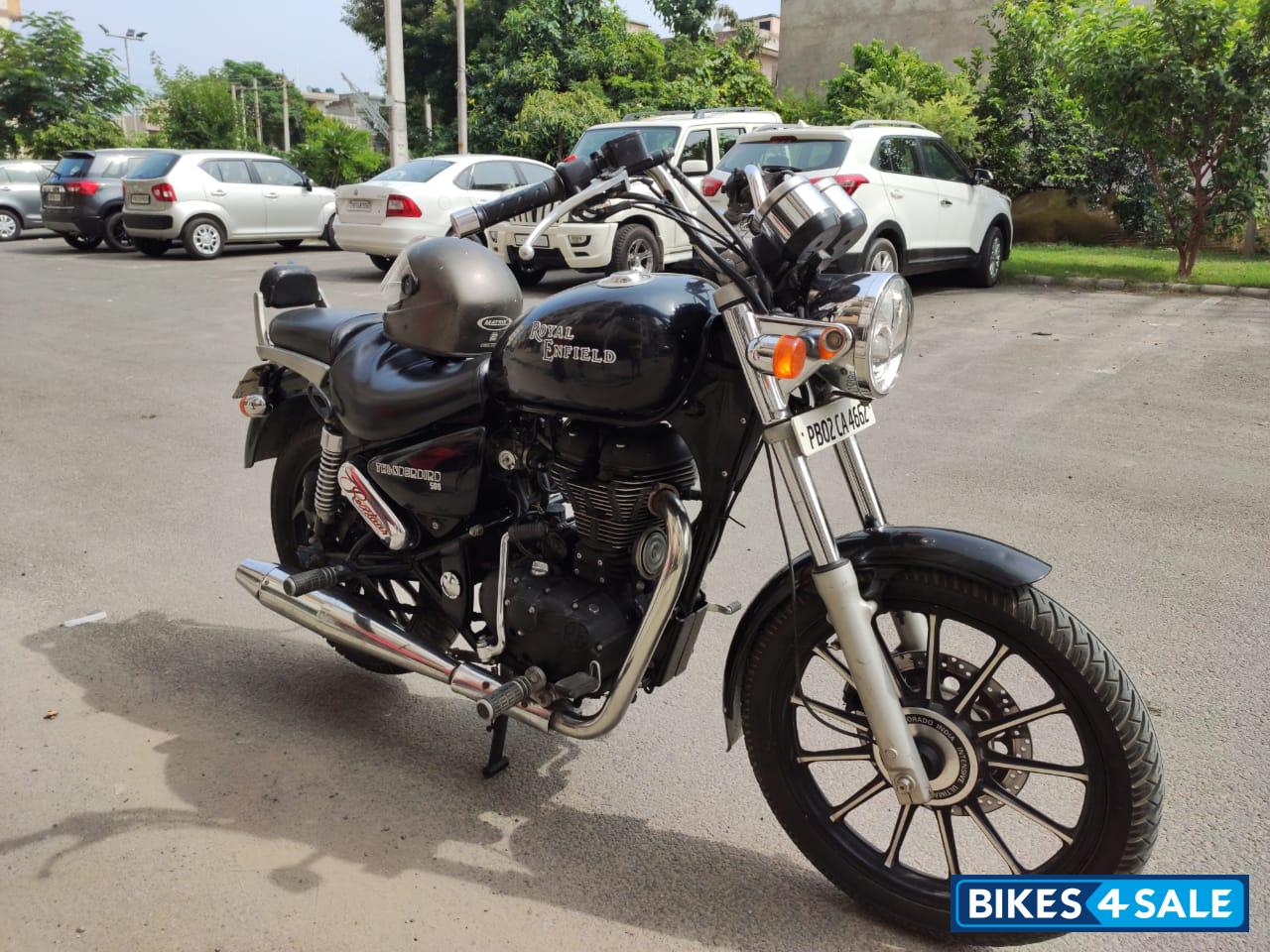 Black Royal Enfield Thunderbird 500