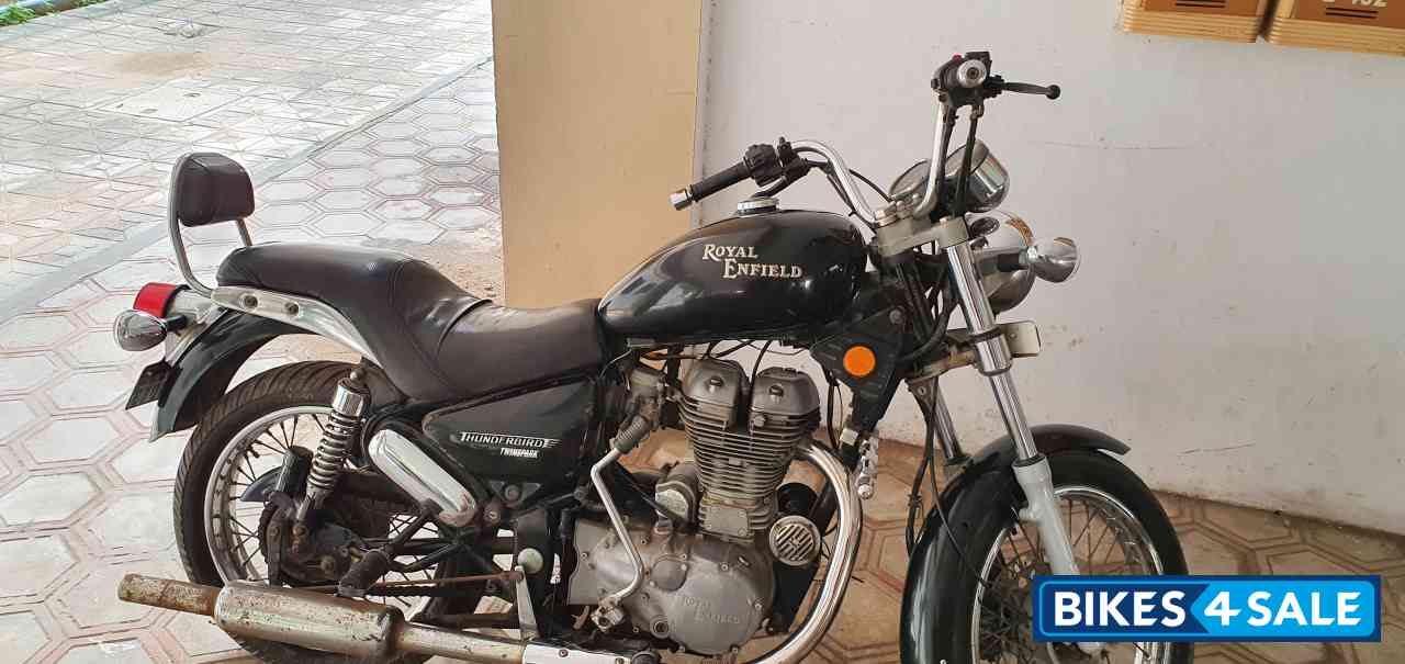 Black Royal Enfield Thunderbird