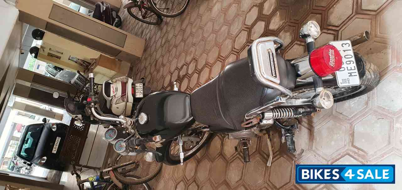 Black Royal Enfield Thunderbird