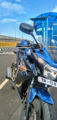 Black And Blue Honda CBR 150R