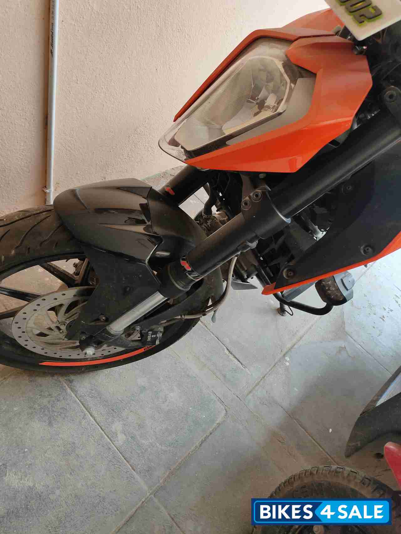 Black And Orange KTM Duke 250