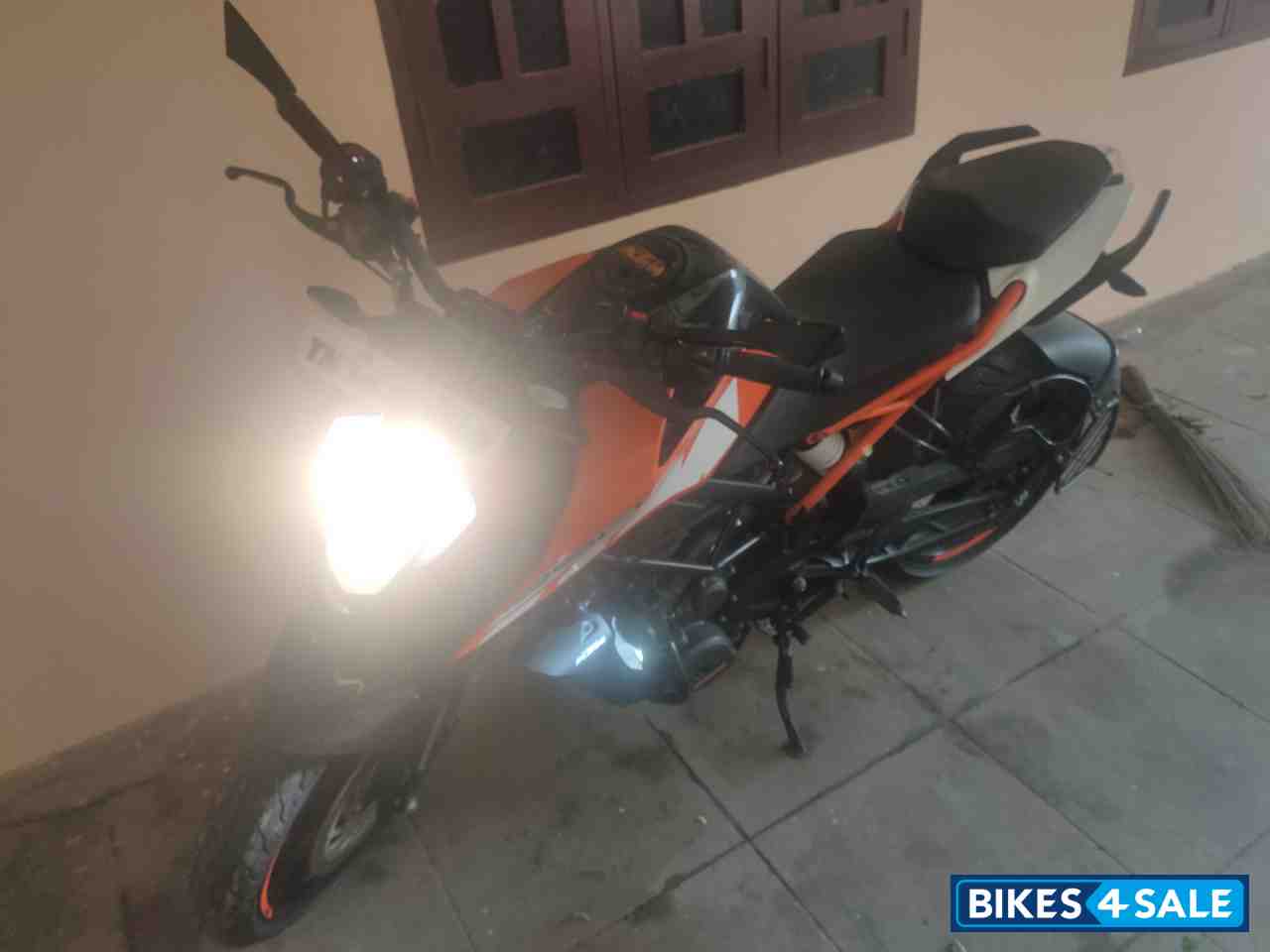 Black And Orange KTM Duke 250