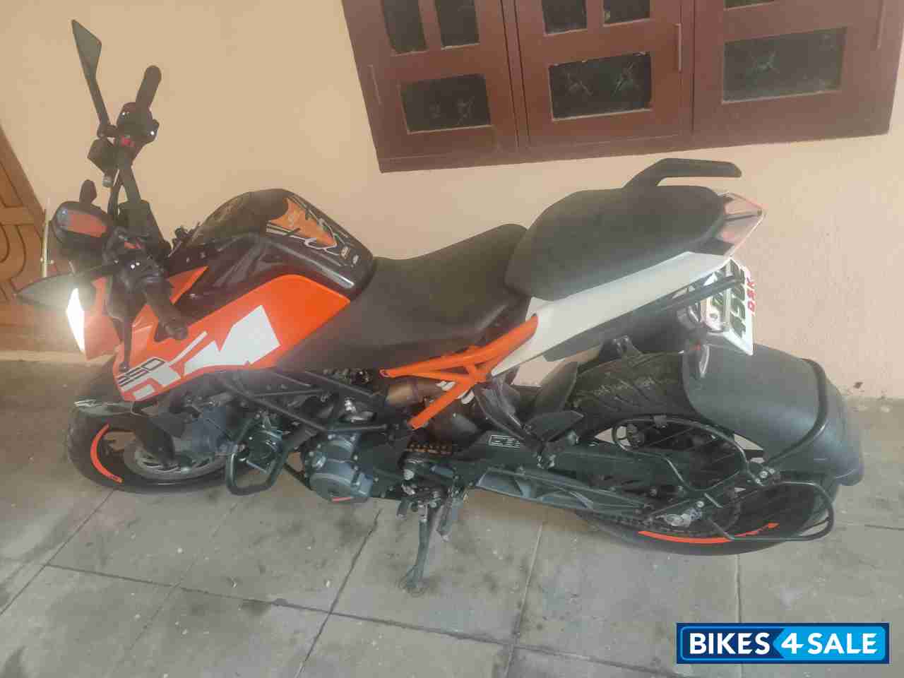 Black And Orange KTM Duke 250
