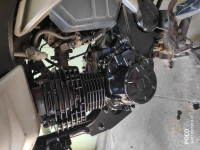 Black-silver Yamaha SZ-R