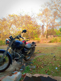 Marine Blue Royal Enfield Thunderbird 350