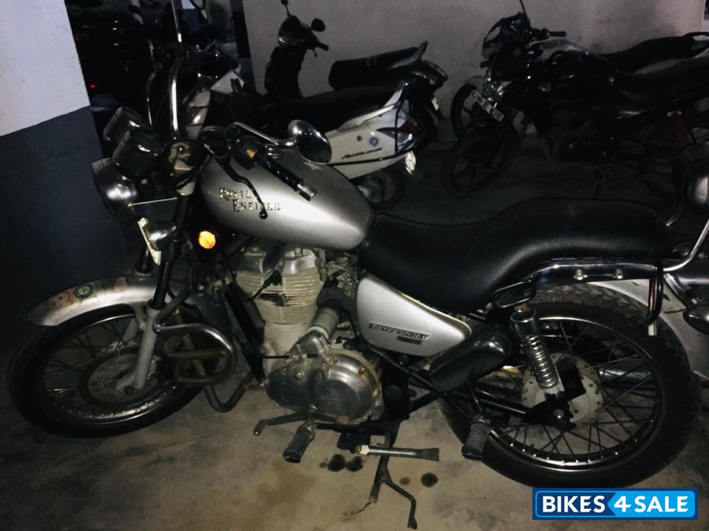 Silver Royal Enfield Thunderbird TwinSpark 350