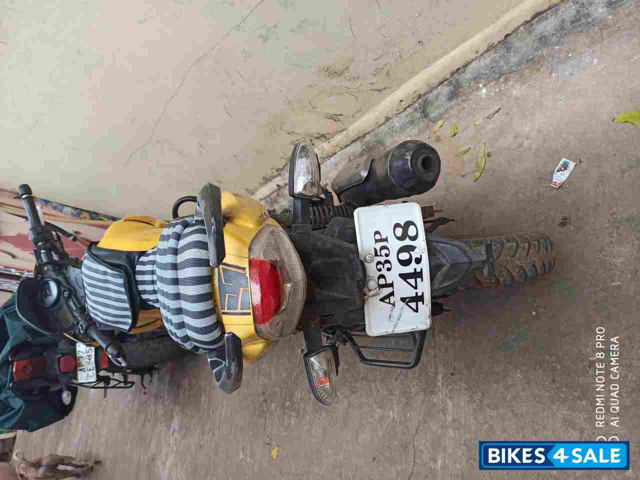 Yellow TVS Apache RTR 160