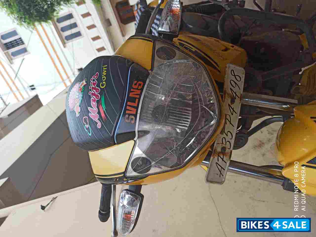 Yellow TVS Apache RTR 160